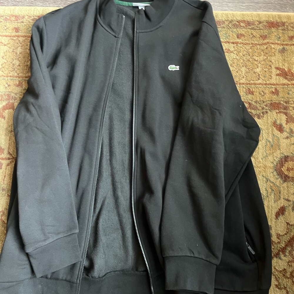 Lacoste Black Fleece Jacket Mens XXXL
